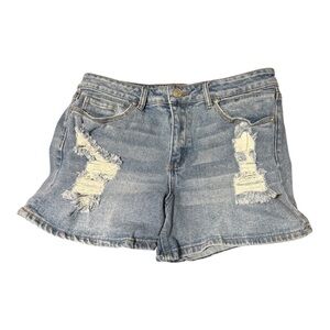 Almost Famous Light Blue Denim Shorts